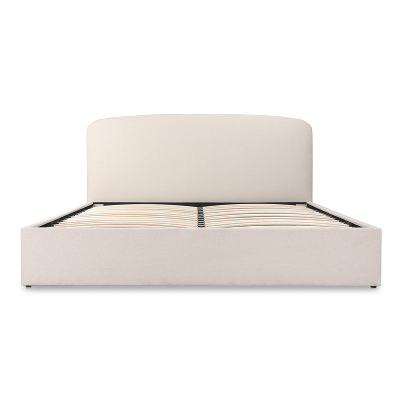 Joan - Queen Storage Bed - Cream