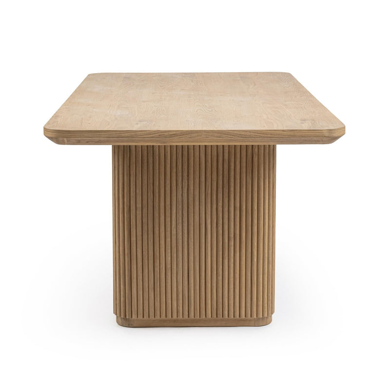Vander - Oak Wood 84" Dining Table
