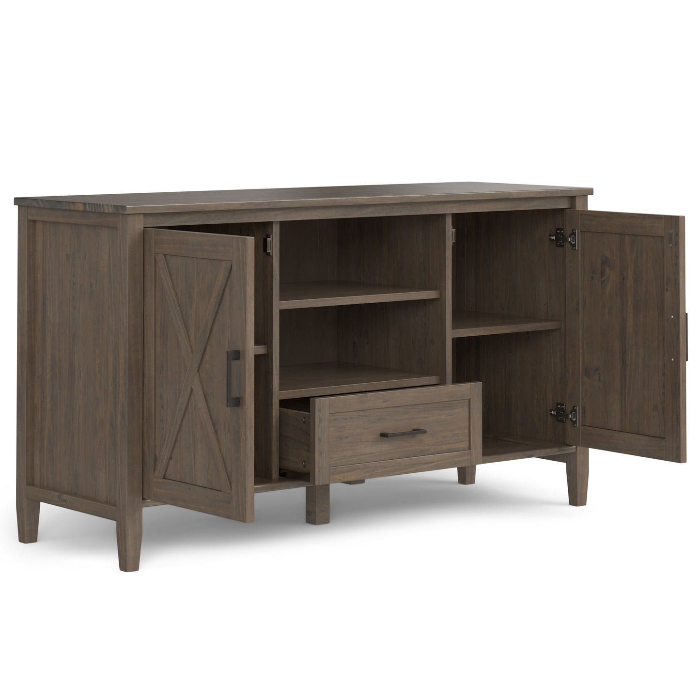 Ela - Medium TV Stand - Smoky Brown