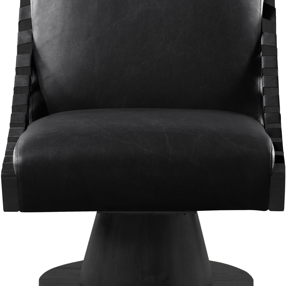 Millwin - Swivel Accent Chair With Black Base