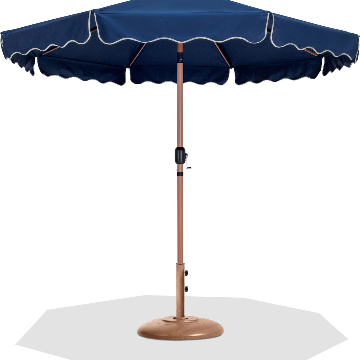 Amalfi - Patio Umbrella - Light Brown Base / Light Brown Pole