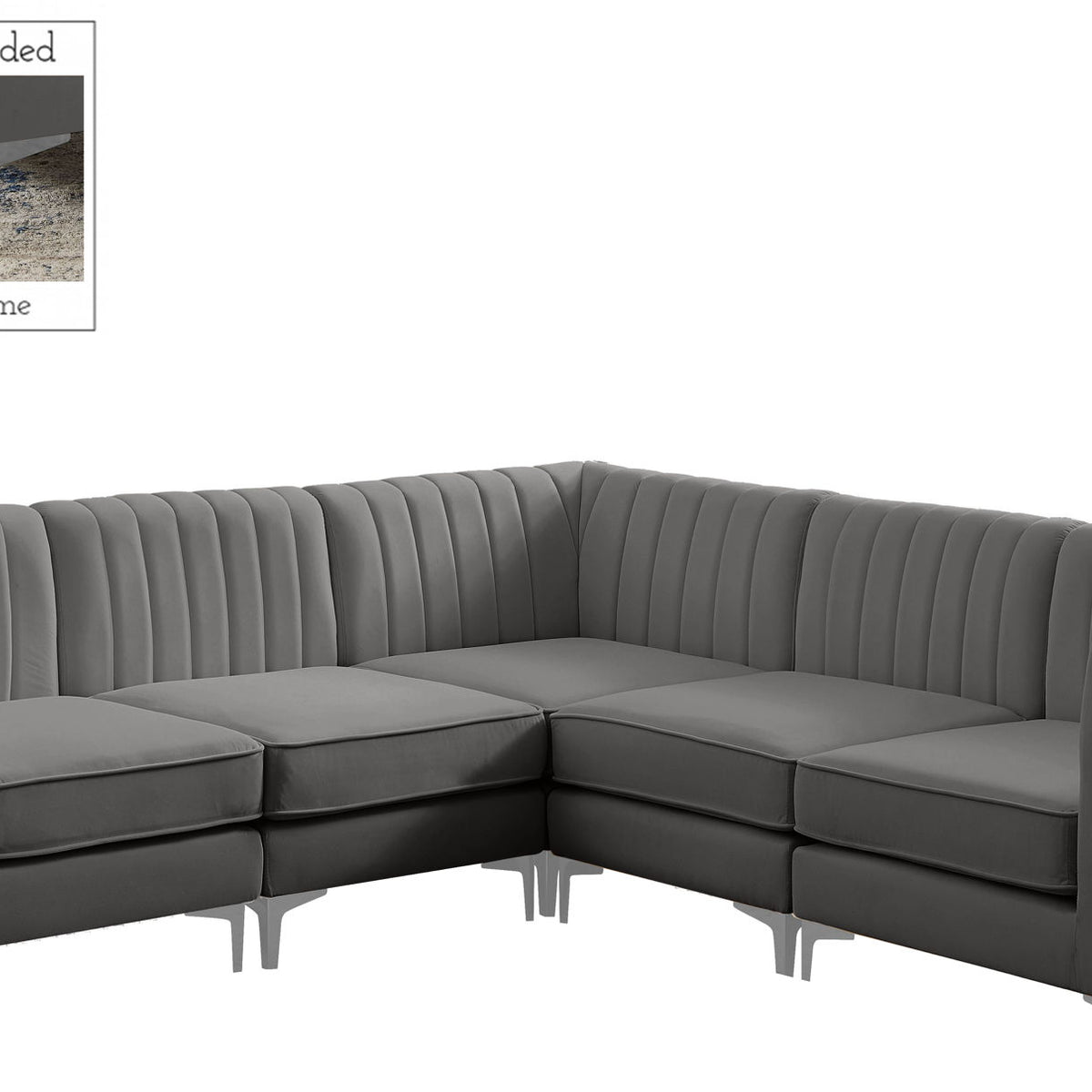 Alina - 5 Piece Modular Corner Sectional