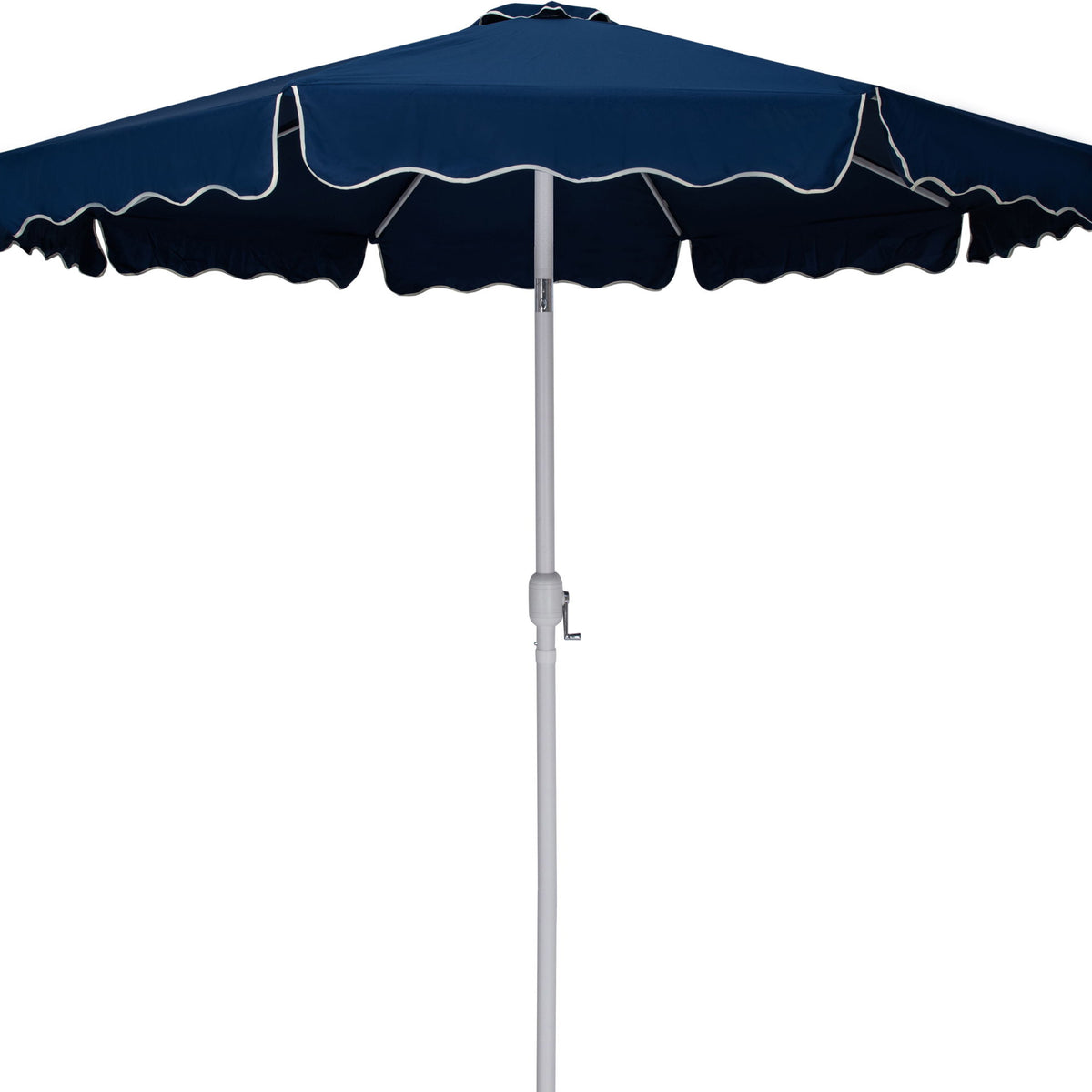 Amalfi - Patio Umbrella - Light Brown Base / White Pole