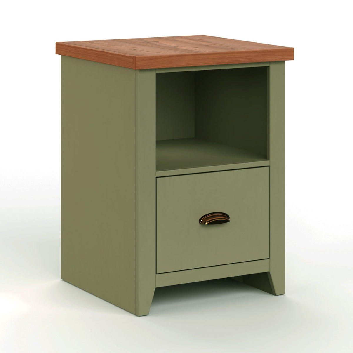 Vineyard - Drawer File - Sage Green, Fruitwood