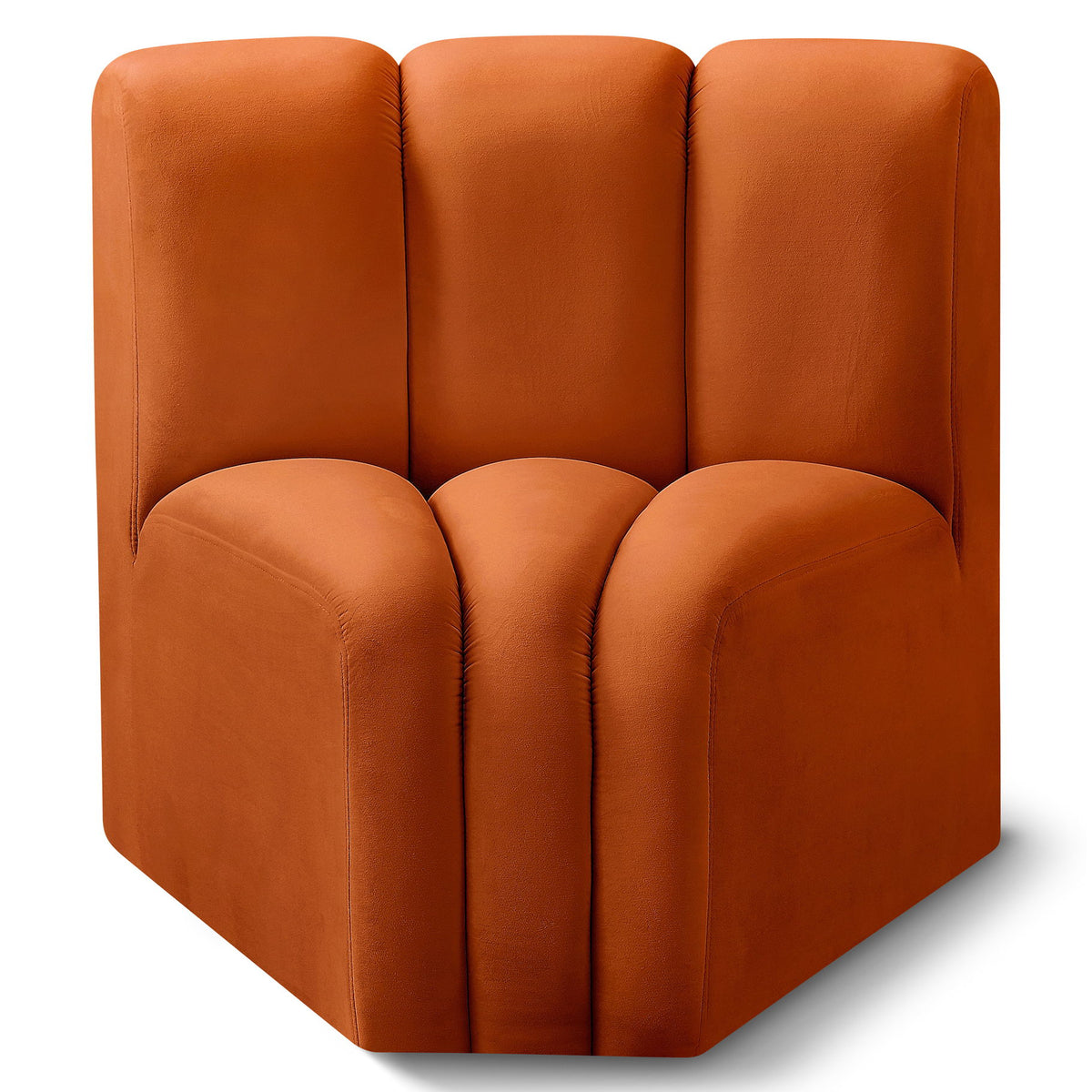 Arc - Velvet Curved Corner Chair