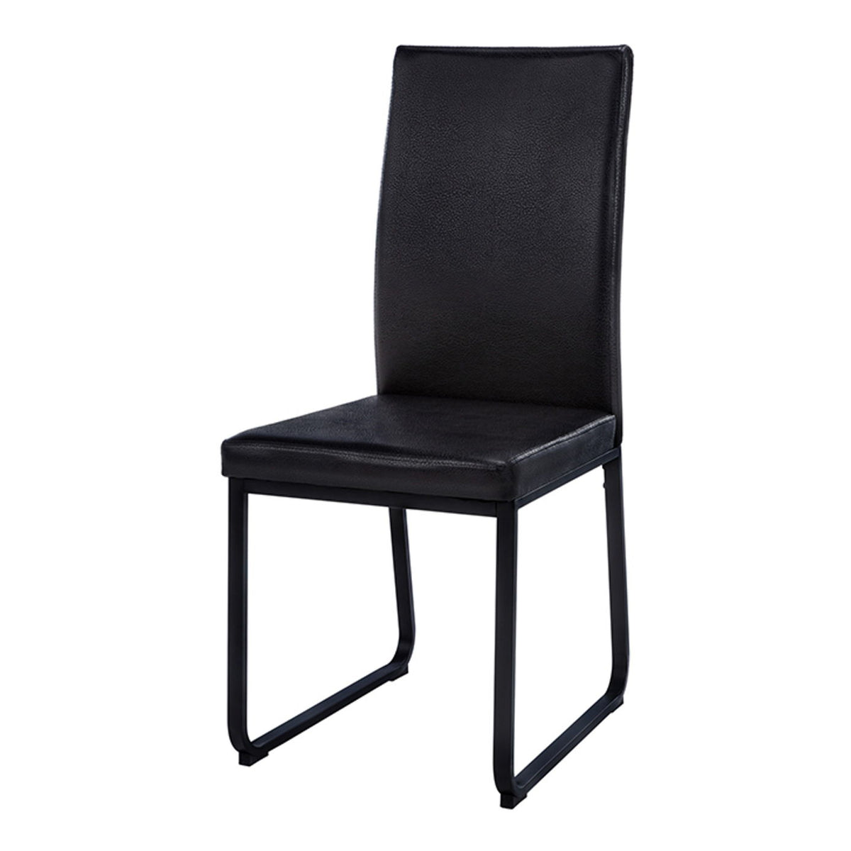 Dining Chair Side Upholstered, For Dining Room (Set of 2) - Black