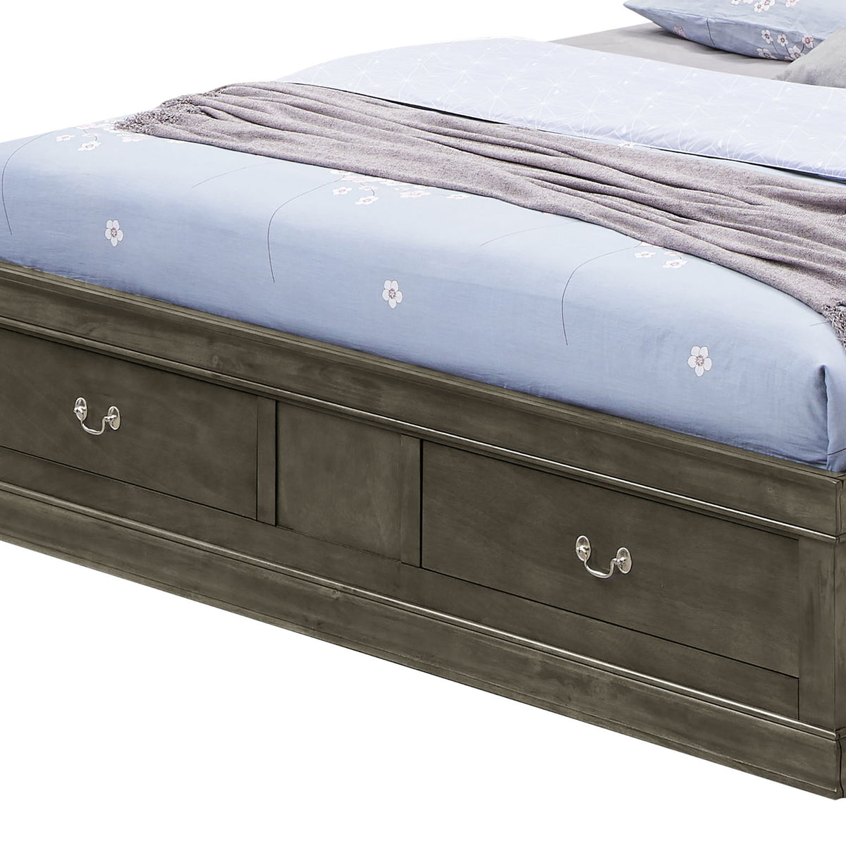 Louis Phillipe - Bookcase Storage Bed