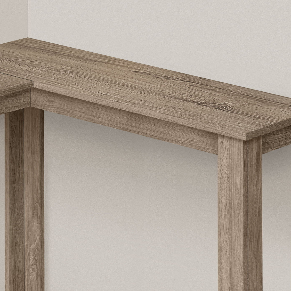 Corner Accent Console Table For Entryway, Unique Design Contemporary & Modern