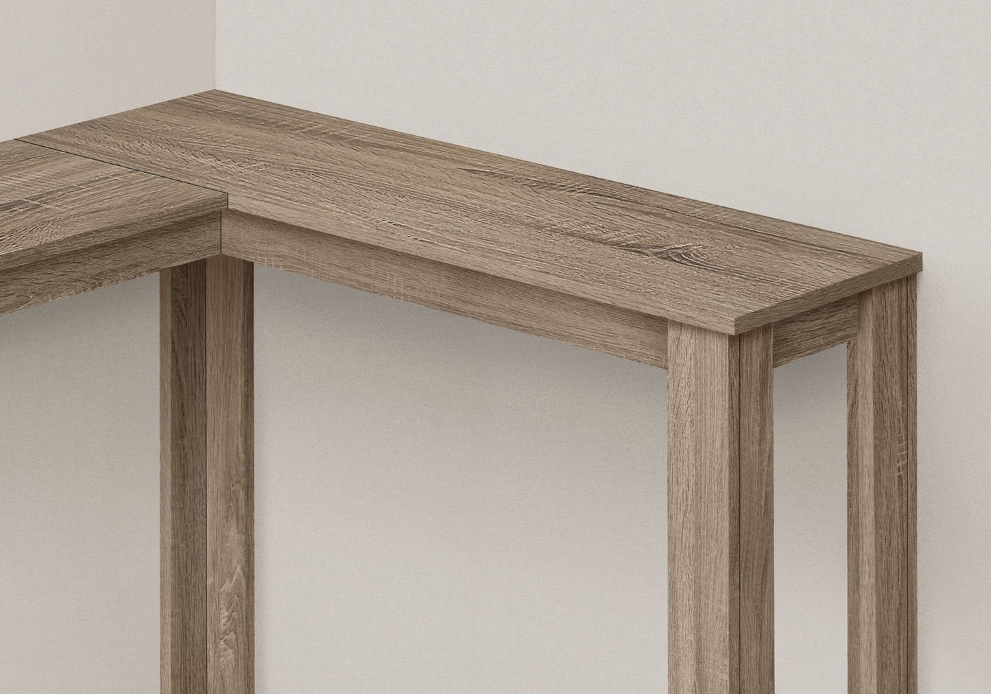 Corner Accent Console Table For Entryway, Unique Design Contemporary & Modern