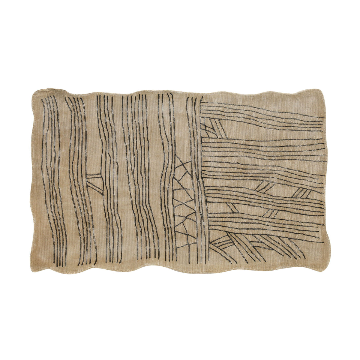 Daphne - 5' x 8' Hand Tufted Wool Area Rug - Natural