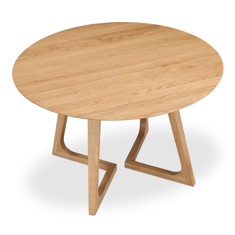 Godenza - Round Dining Table - Light Brown
