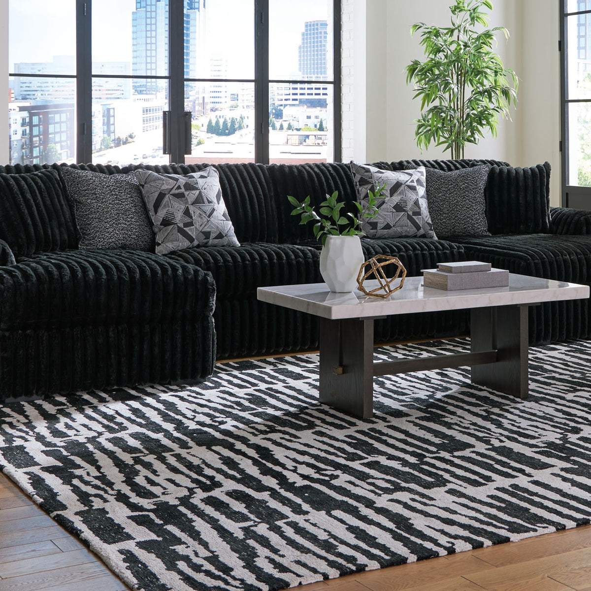 Midnight-Madness - 3 Piece Sectional