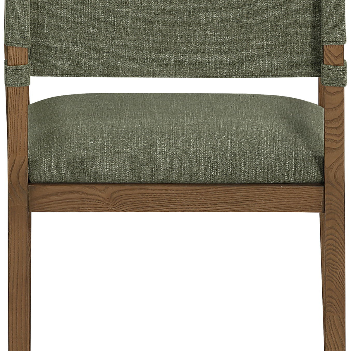 Avon - Linen Textured Performance Fabric Dining Arm Chair