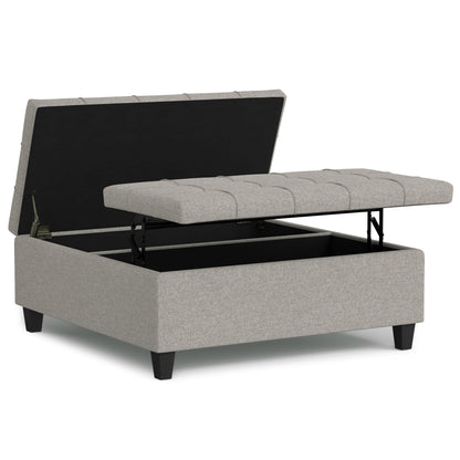 Harrison - Upholstered Coffee Table Storage Ottoman