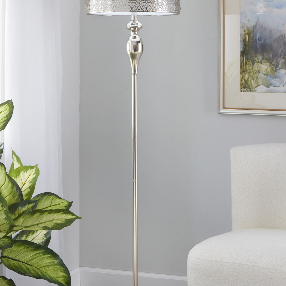 Ashland - Contemporary Floor Lamp Laser Cut