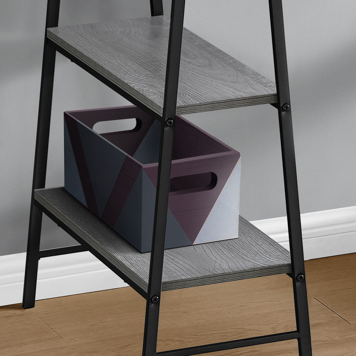 Computer Desk For Home Office, Storage Shelves, Industrial Design