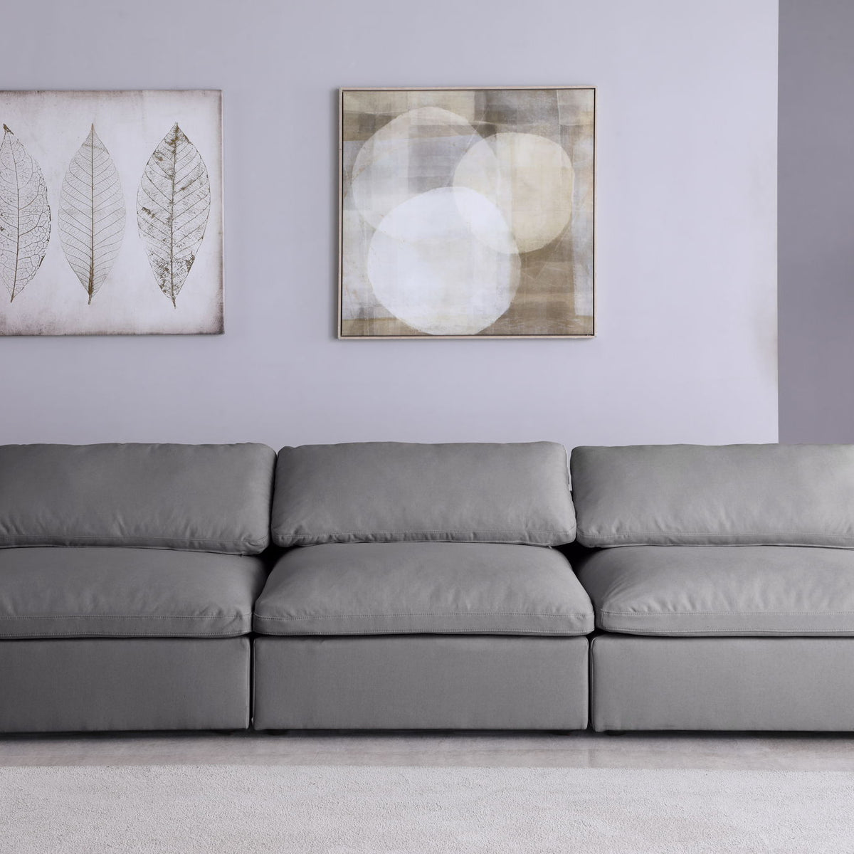Serene - Modular Armless 3 Seat Sofa