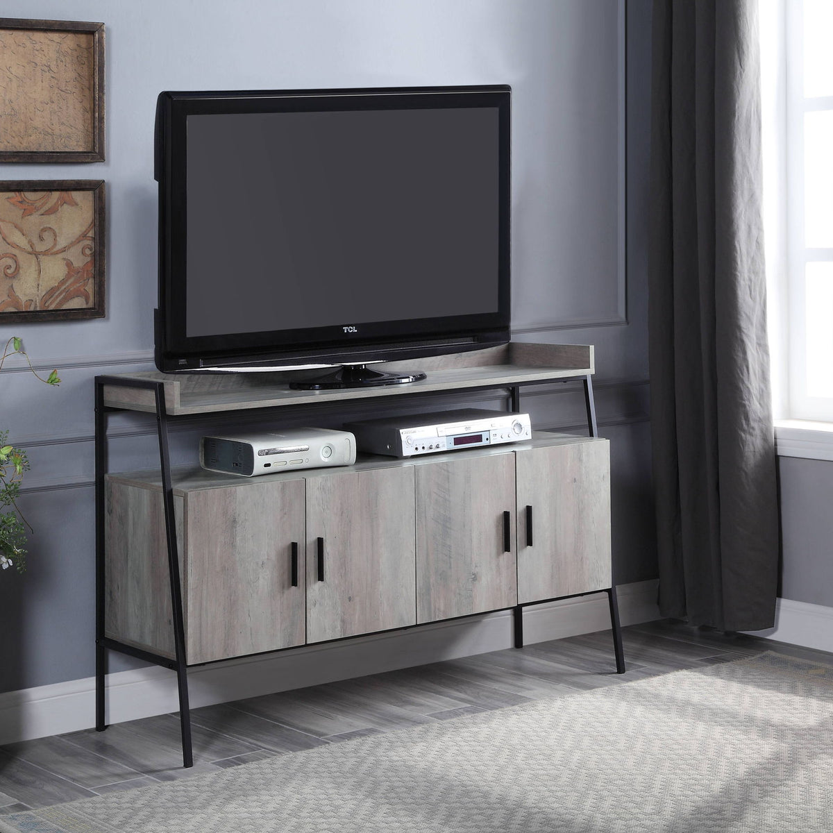 Samiya - TV Stand - Gray