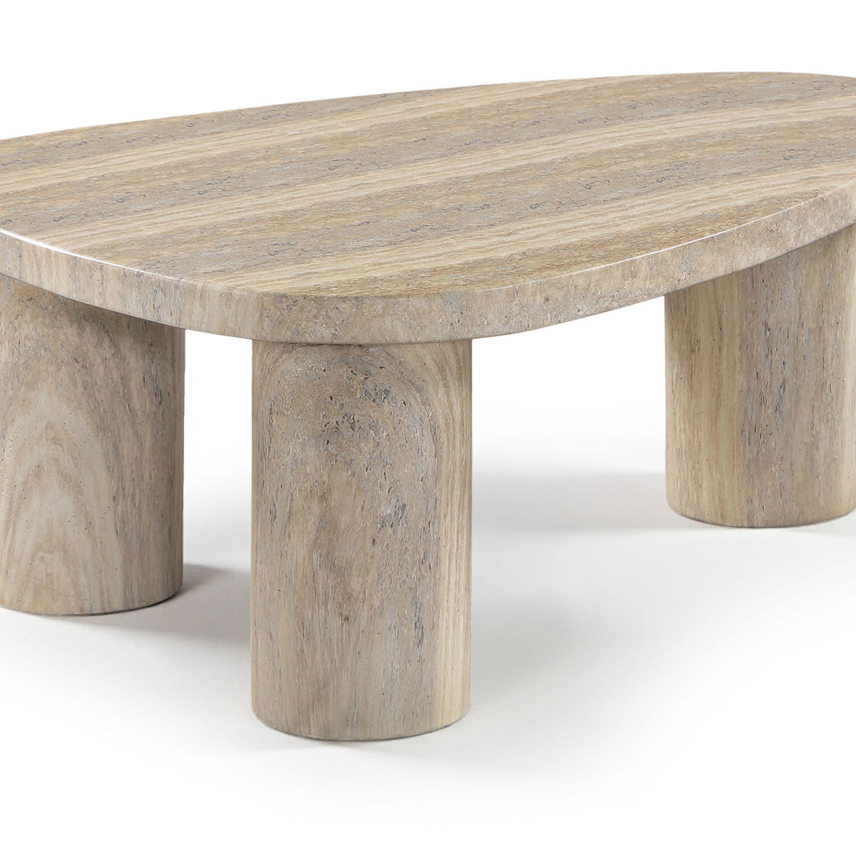 Teramo - Traverine Concrete Indoor/Outdoor Coffee Table