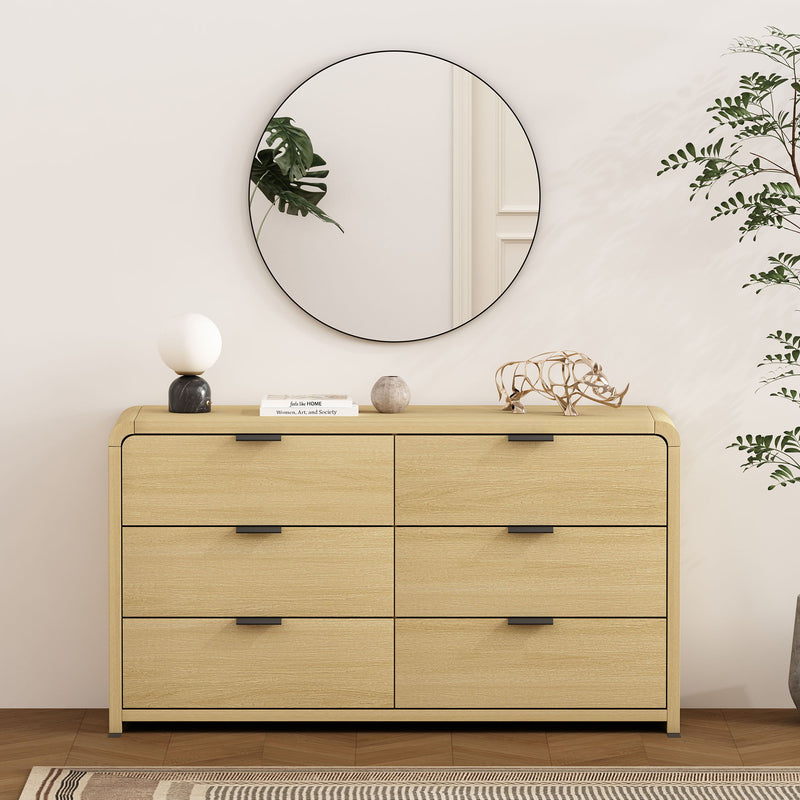 Grace - 60" Dresser - Natural Oak