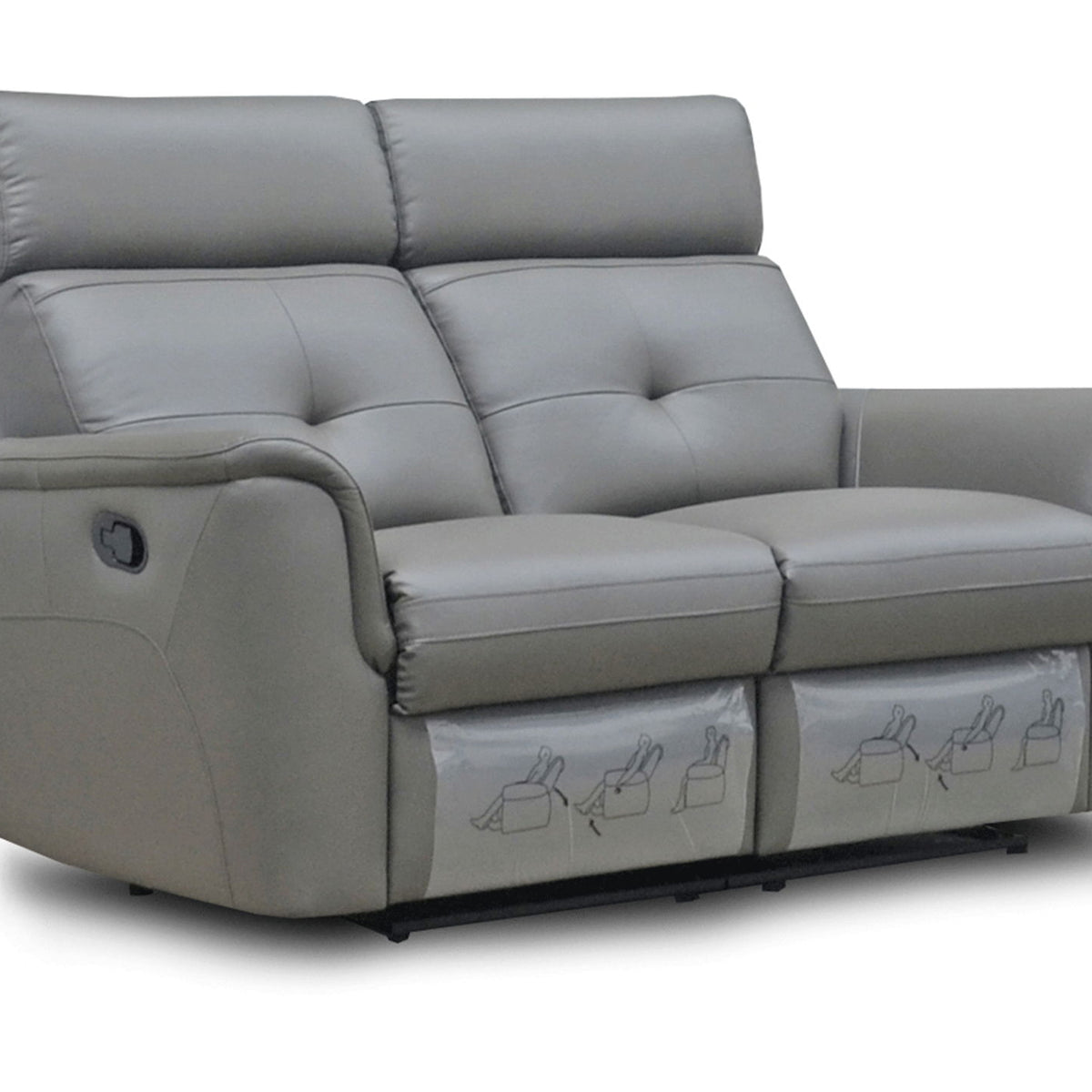 8501 - 2 Seat Loveseat With Manual Recliner