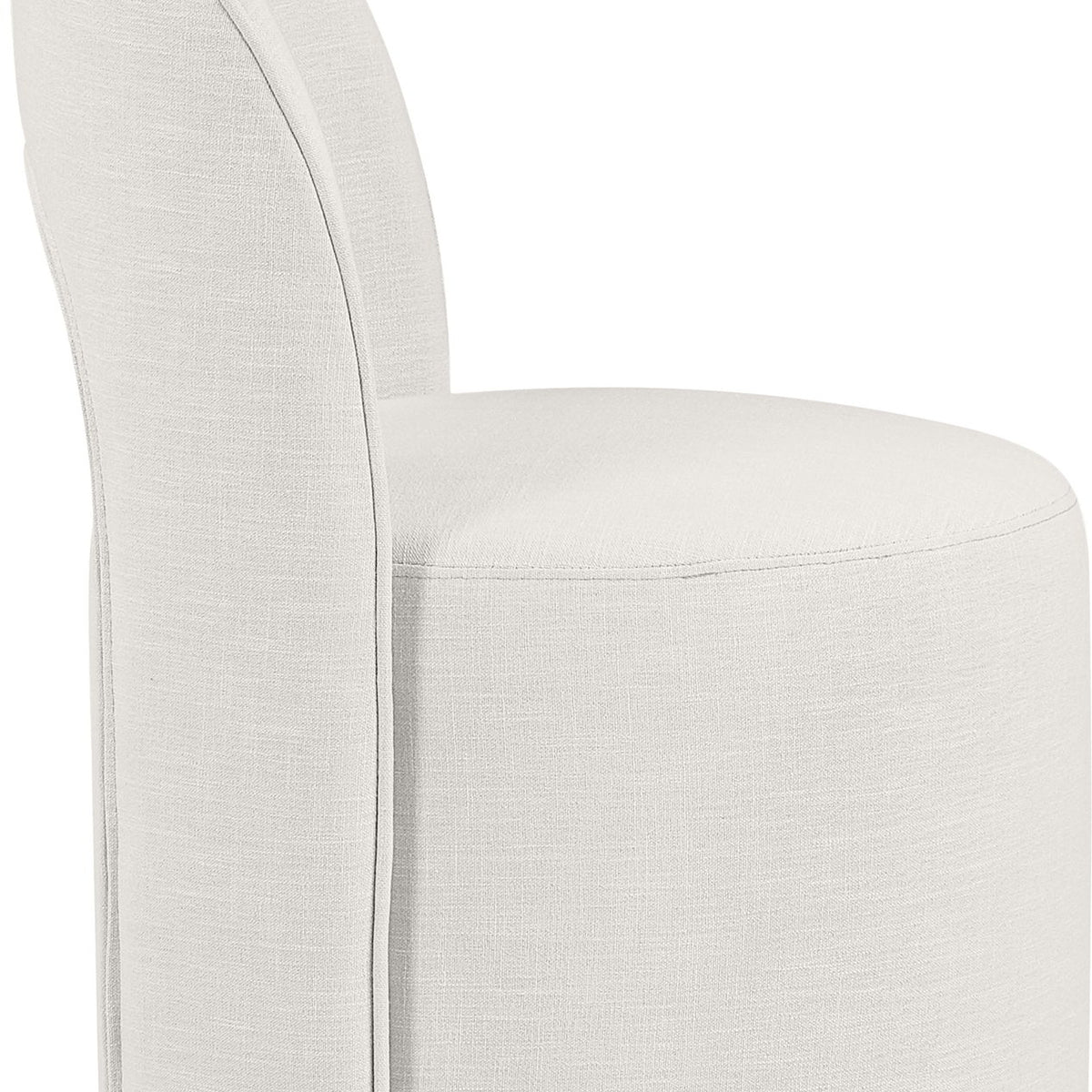 Cirelle - Linen Textured Performance Fabric Dining Chair (Set of 2)