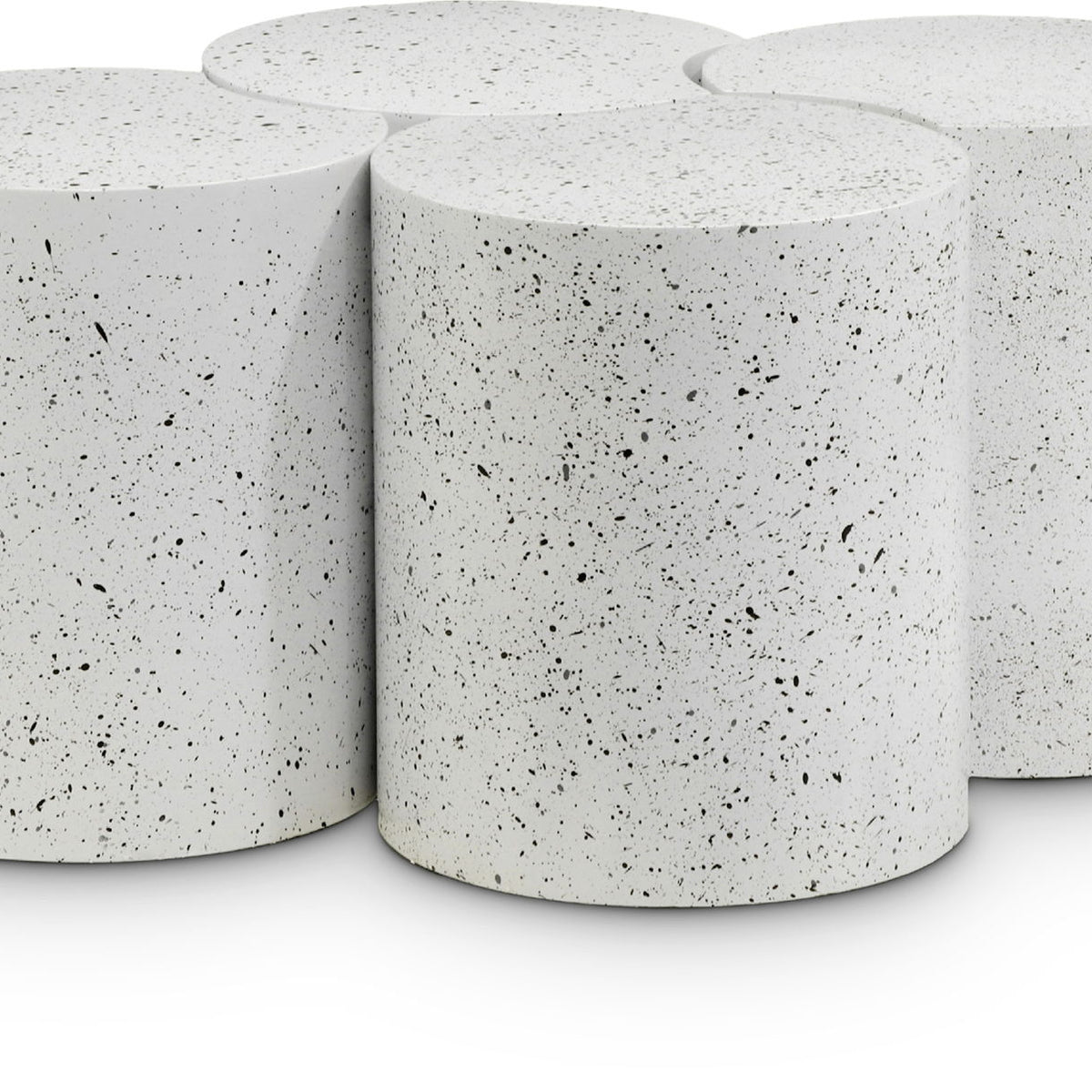 Dimple - 4 Piece Modular Coffee Table - Terazzo Finish