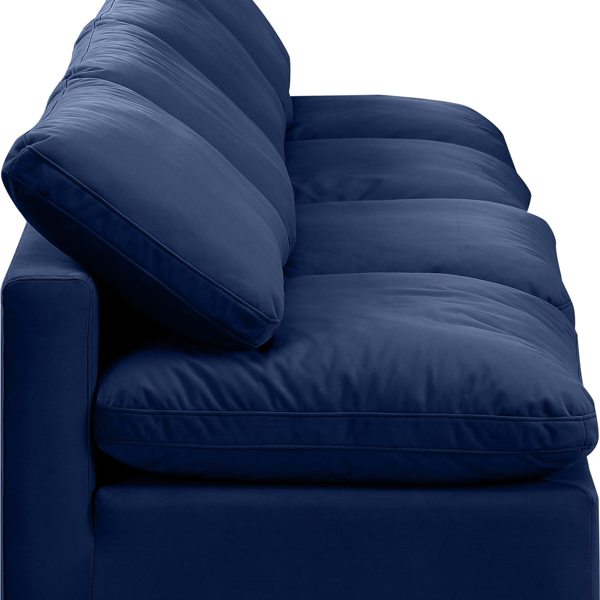 Indulge - Velvet 4 Seat Modular Armless Sofa