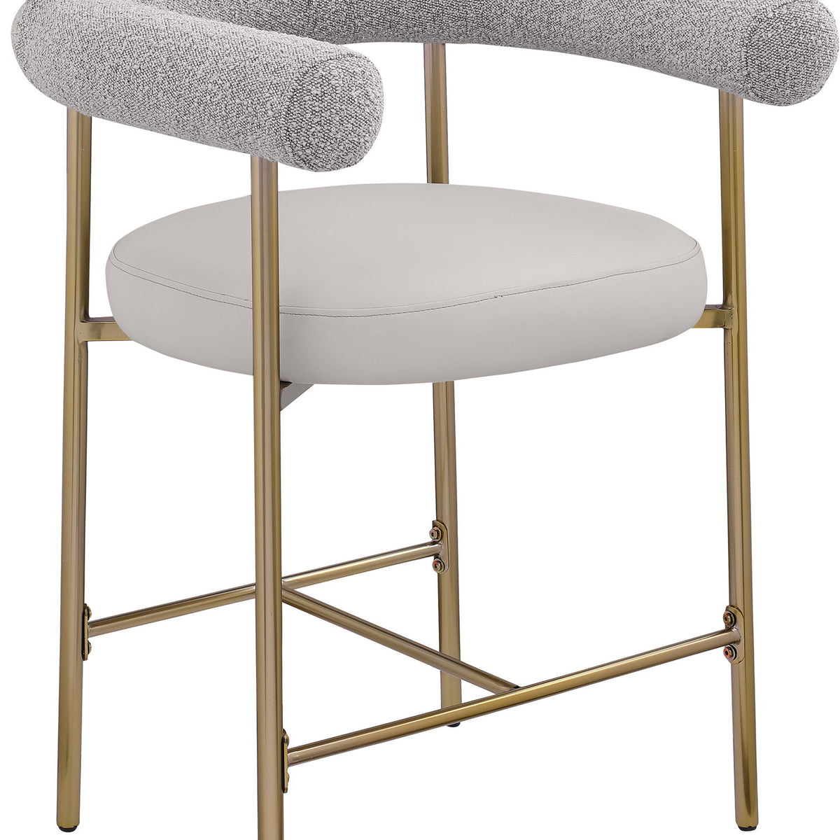 Blake - Counter Stool With Bronze Legs (Set of 2)