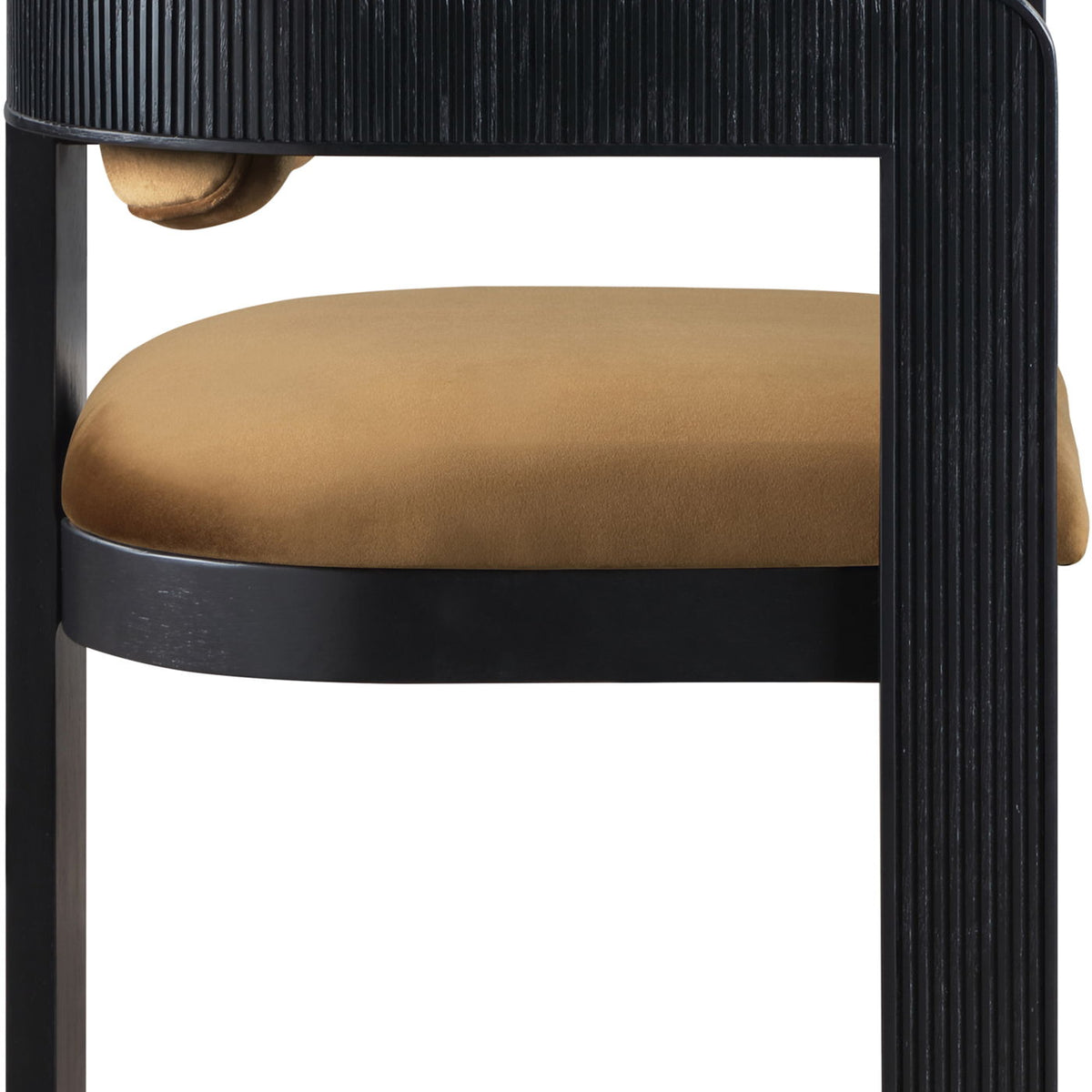 Sacha - Velvet Dining Chair With Black Base (Set of 2)