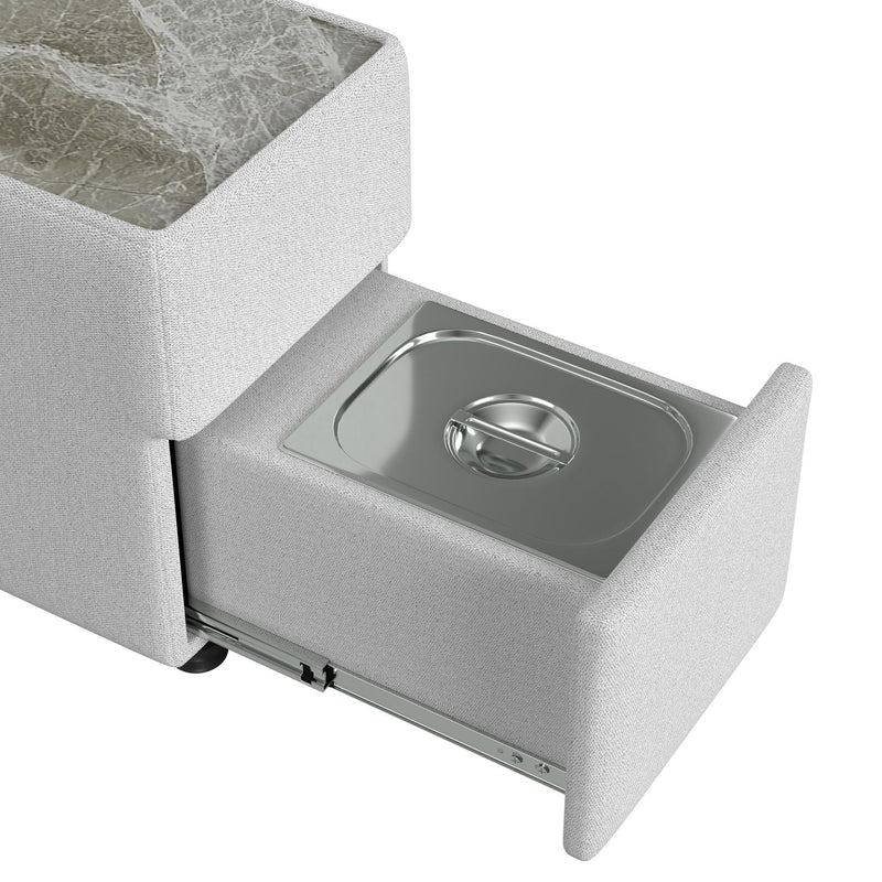 Zandara - Modular Console With Speaker And Cooler - Beige