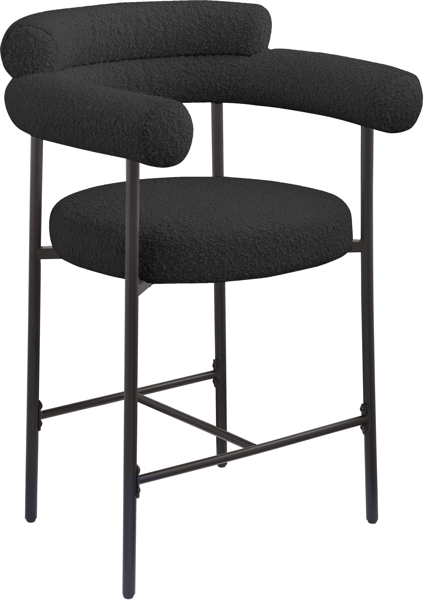 Blake - Counter Stool With Black Base (Set of 2)