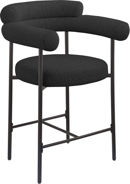 Blake - Counter Stool With Black Base (Set of 2)