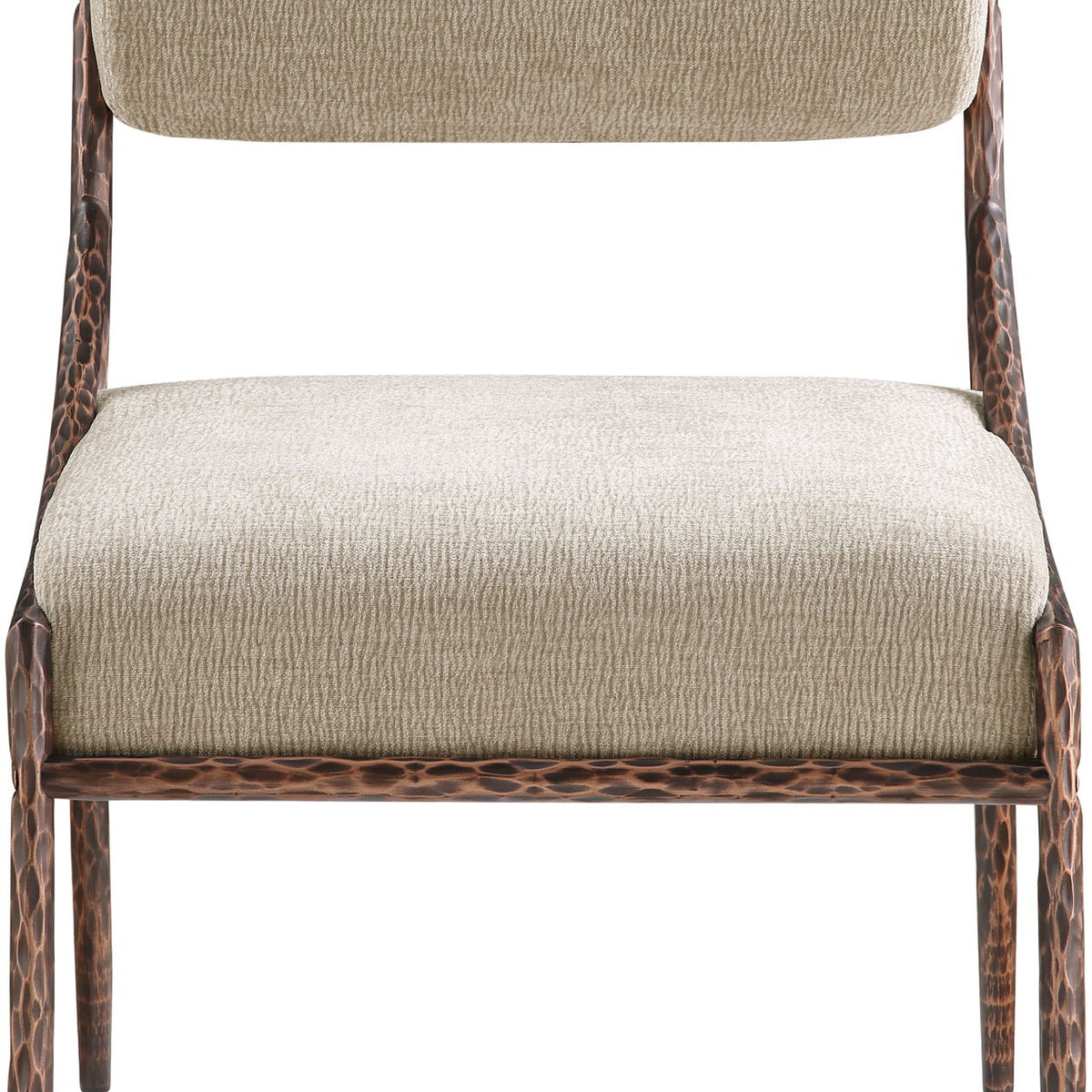 Bastille - Upholstered Dining Side Chair (Set of 2) - Bronze Frame