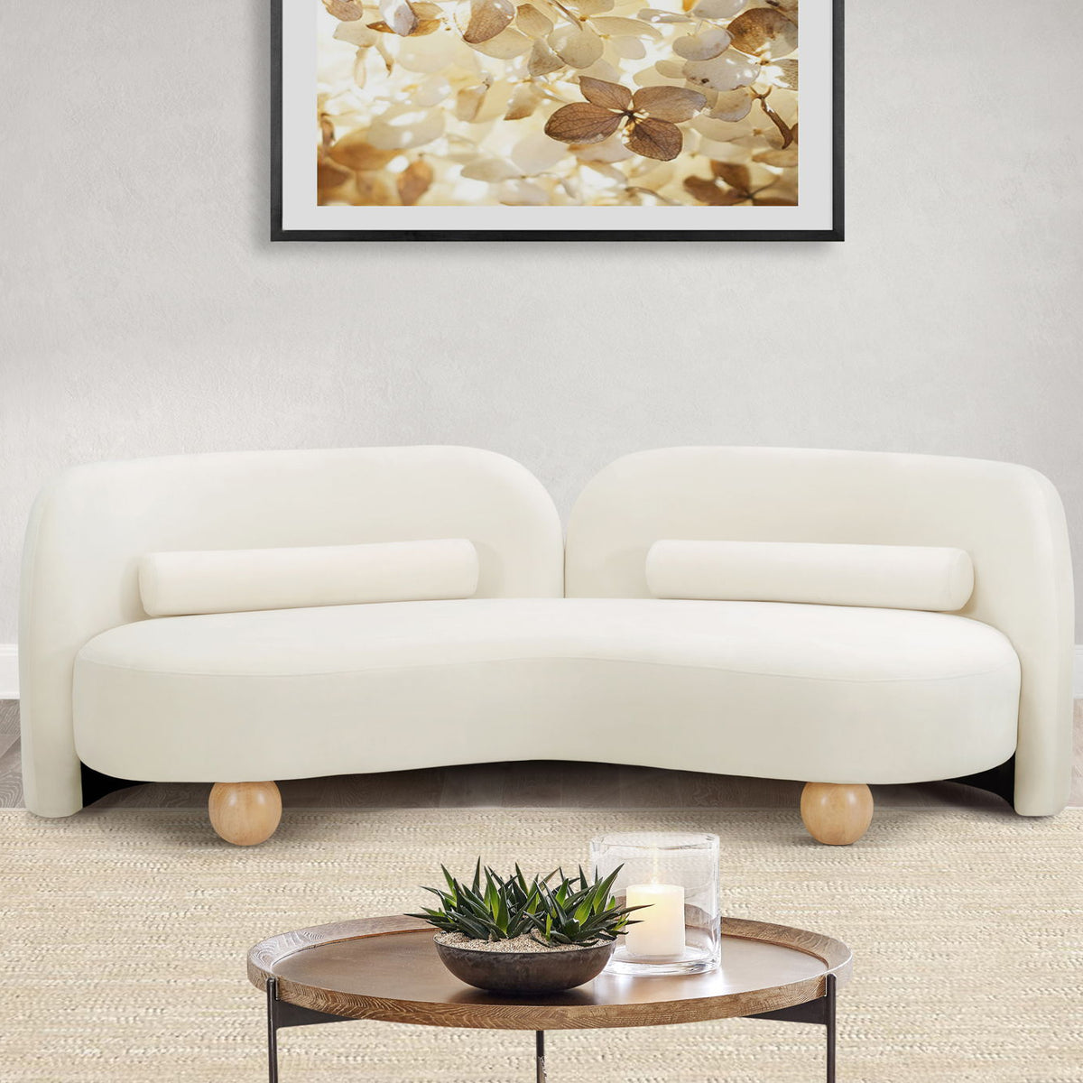 Daphne - Velvet Sofa