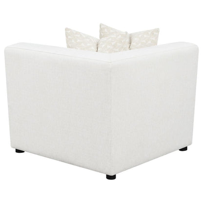 Freddie - Upholstered Corner Chair - Pearl