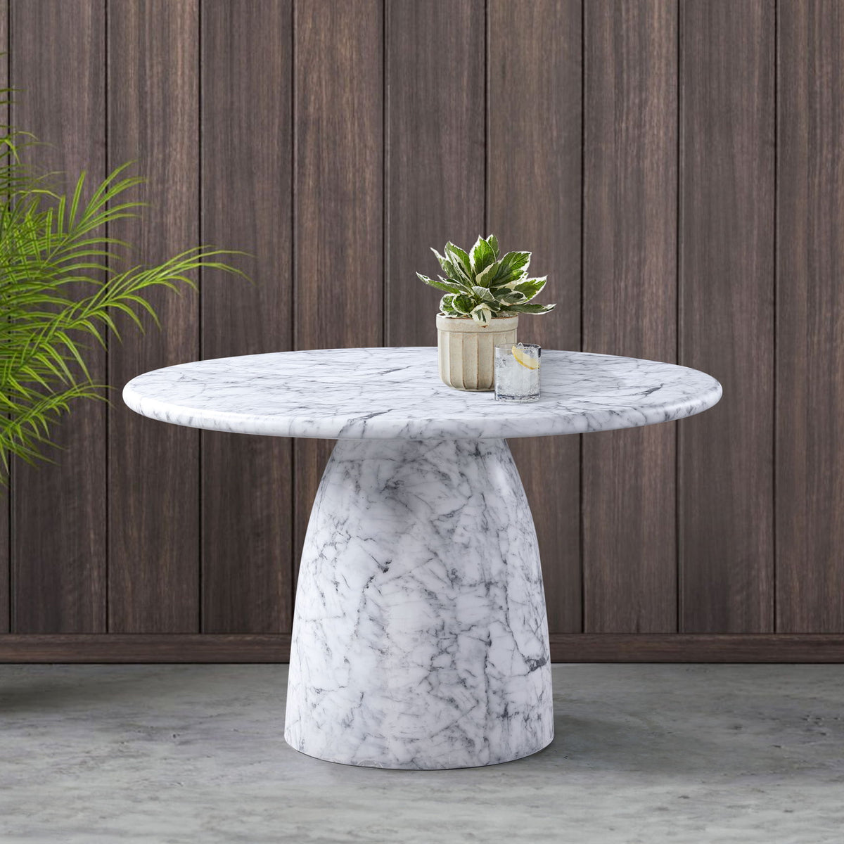 Cosenza - Round Concrete Dining Table