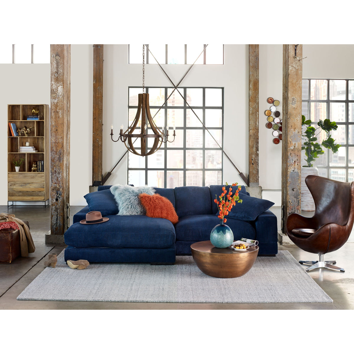 Colvin - Shelf With Drawers - Natural
