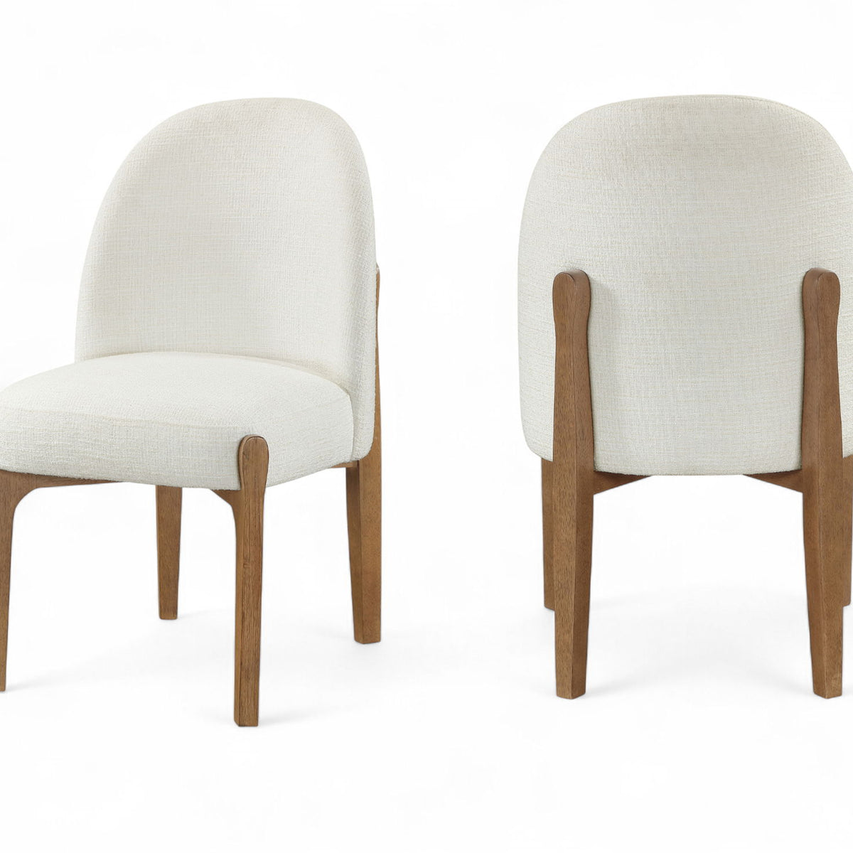 Torino - Upholstered Dining Chair With Brushed Brown Base (Set of 2)