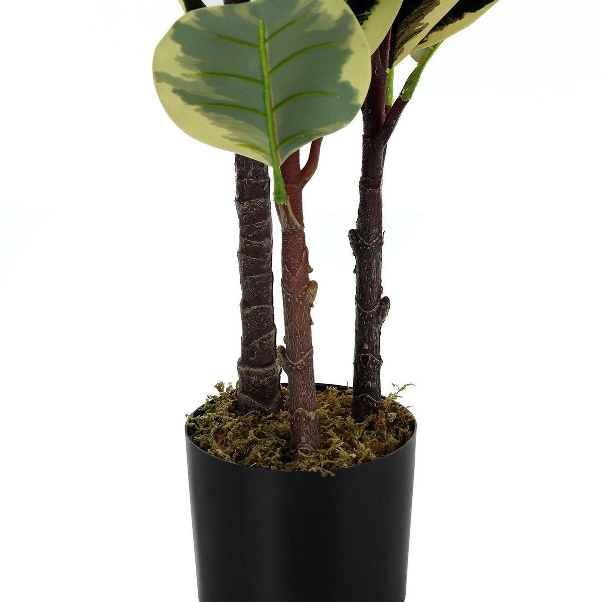 47" Tall, Artificial Plant, Oak Tree, Indoor, Faux, Fake, Floor, Greenery, Potted, Real Touch, Decorative - Green / Black
