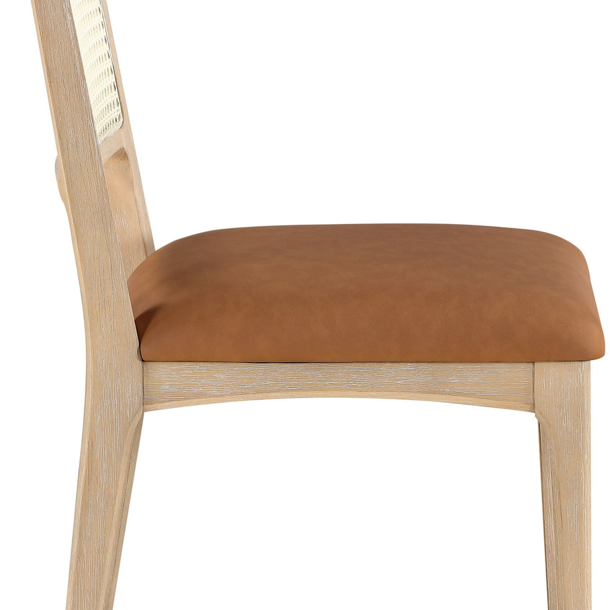 Atrium - Upholstered Seat Dining Chair With Brushed Natural Base (Set of 2)