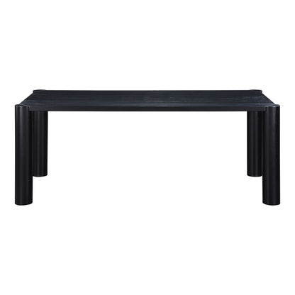 Post - Dining Table Small - Black Oak