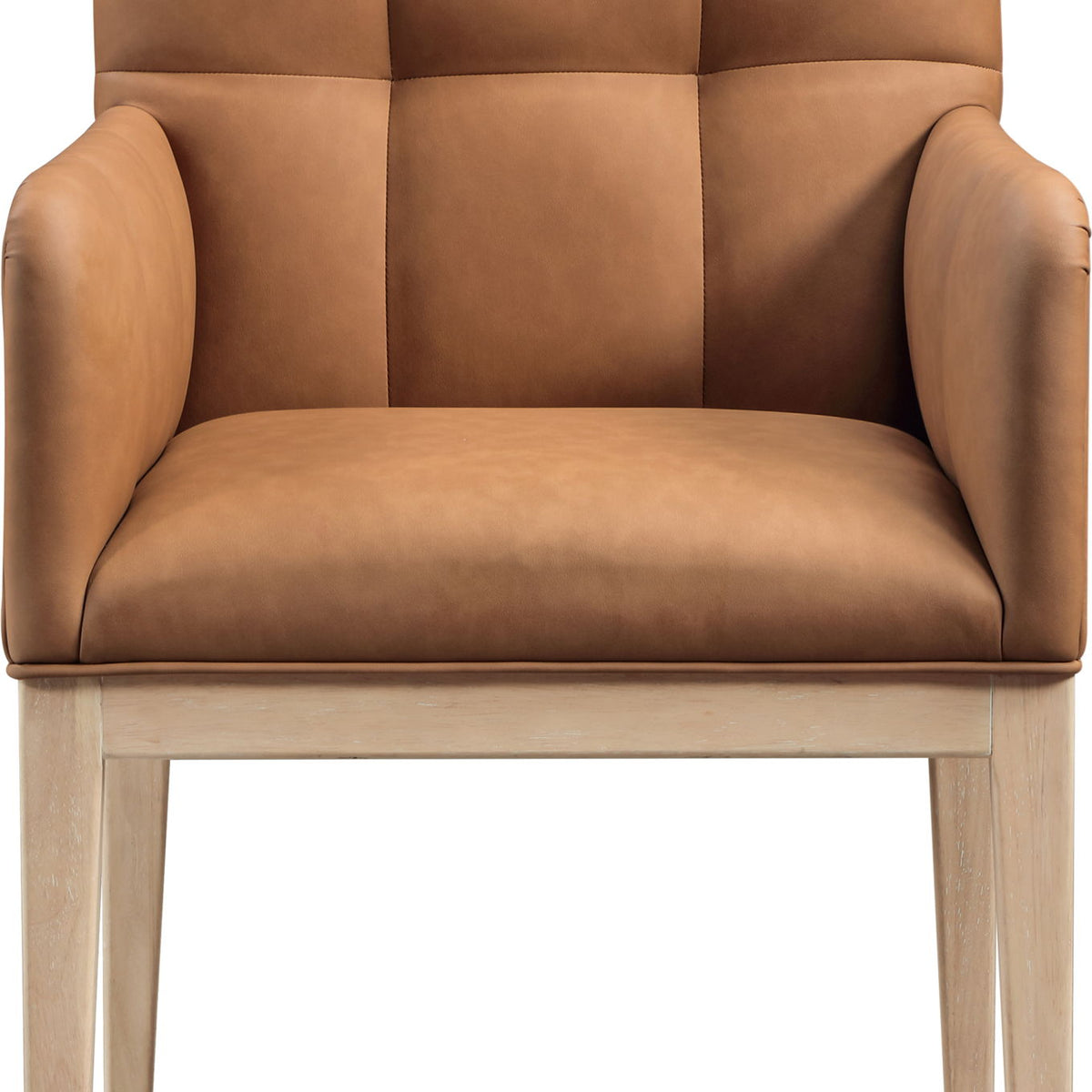 Adrian - Dining Arm Chair (Set of 2) - Light Brown Legs