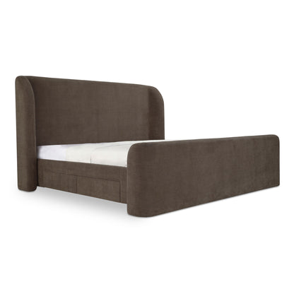 Sophia - Queen Bed - Brown