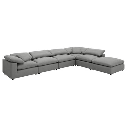 Coaster Furniture Raleigh Boucle Upholstered Modular Sectional