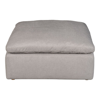 Terra - Condo Ottoman Livesmart Fabric - Light Gray