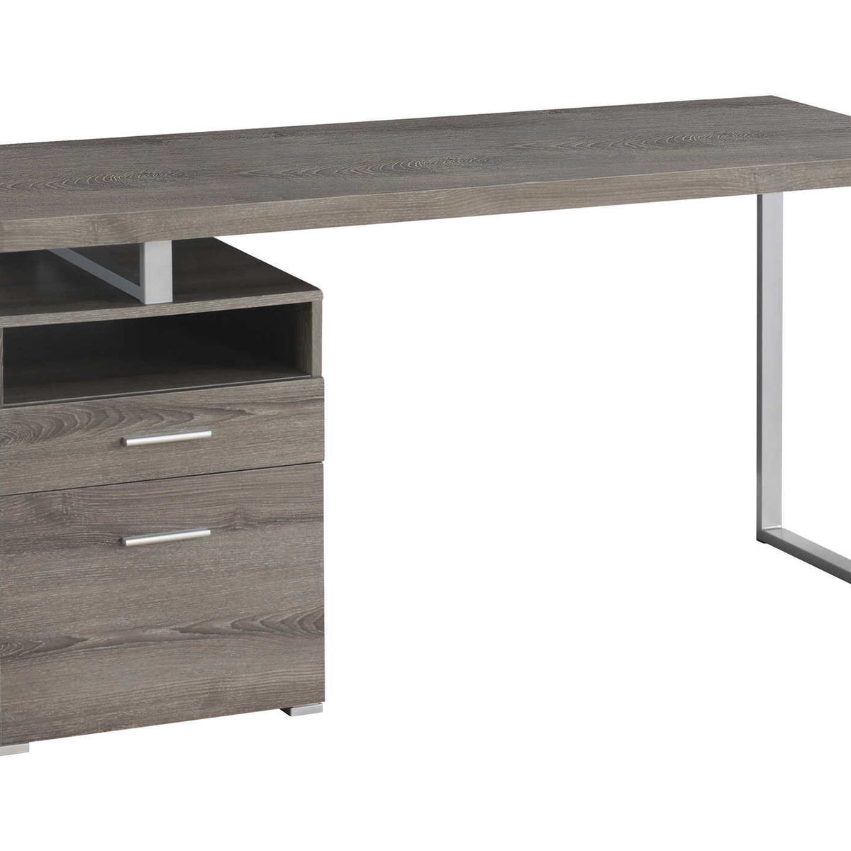 Computer Desk For Home Office, Laptop, Left Right Set - Up, Storage Drawers, Contemporary & Modern