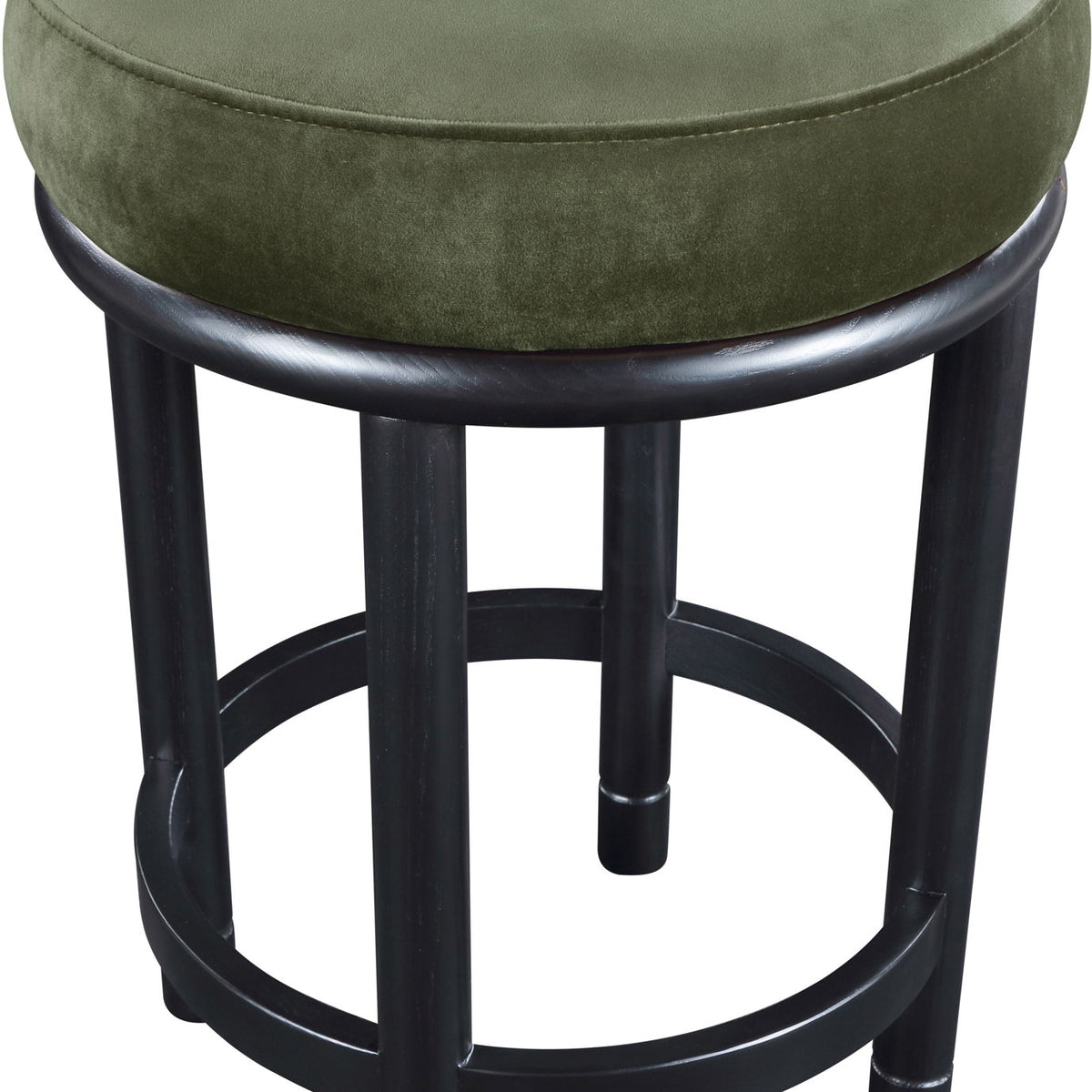 Monette - Counter Stool With Black Base