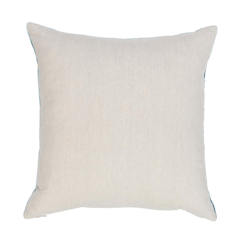 Light beige solid square pillow, 22 x 22 inch size
