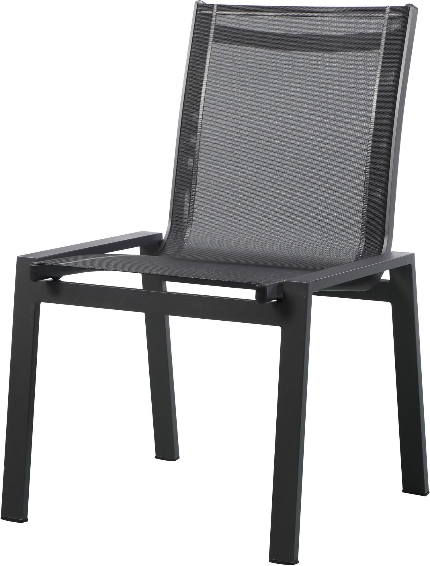 Nizuc - Outdoor Patio Dining Chair With Gray Frame (Set of 2)